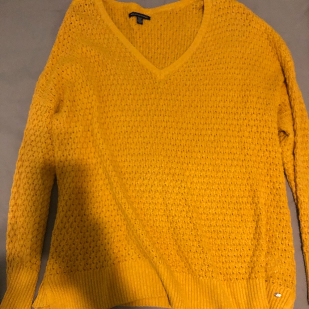 Mustard Yellow American Eagle Sweater